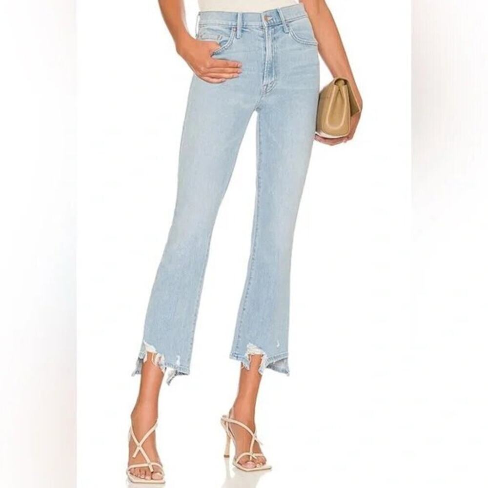 MOTHER The Insider Crop Step Chew Jeans in Mentally Elsewhere size 25